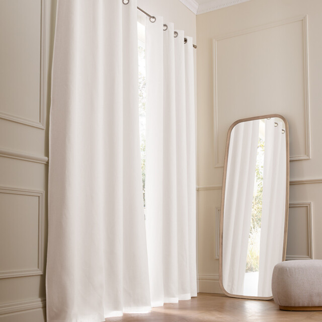 Colin Linen Blackout Curtain with Eyelets - image 1