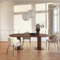 Ovalo Walnut Oval Table Top, Length 220cm - thumbnail 2