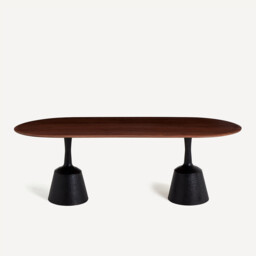 Ovalo Walnut Oval Table Top, Length 220cm - thumbnail 4