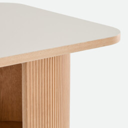 Fratti Desk with Storage with Fluted Legs - thumbnail 4
