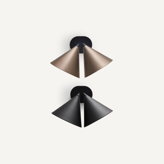 Moke Double Cone Wall Light - image 1