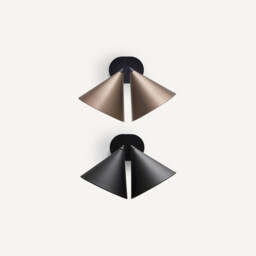 Moke Double Cone Wall Light - thumbnail 1