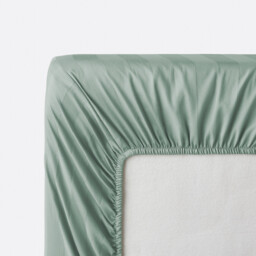 Victor Striped Washed Cotton Satin 300 Thread Count Fitted Sheet - thumbnail 3