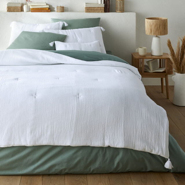 Kumla Cotton Muslin Quilted Bedspread - image 1