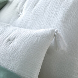 Kumla Cotton Muslin Quilted Bedspread - thumbnail 4