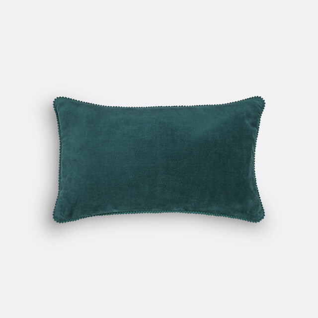 Velvet Linen & Cotton Cushion Cover - image 1