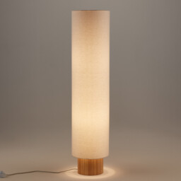 Bruisse Ash and Linen Floor Lamp - thumbnail 3