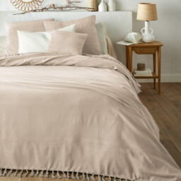 Nedo Fringed Cotton Bedspread - thumbnail 1