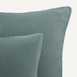 Yafa 100% Organic Cotton Muslin 200 Thread Count Pillowcase - thumbnail 3