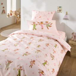 Chats Fleuris Organic Cotton Duvet Cover - thumbnail 3