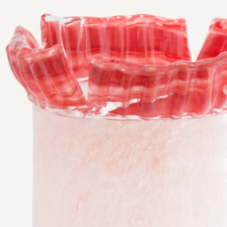 Eloria Chiselled Glass Vase H26.5cm - thumbnail 3