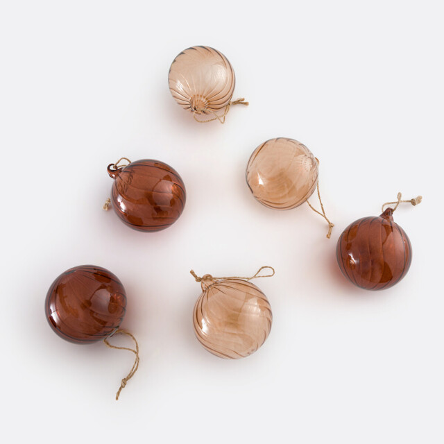 Caspar Set of 12 Glass Baubles - image 1