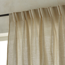 Colin Linen Flemish Pleated Curtain - thumbnail 2
