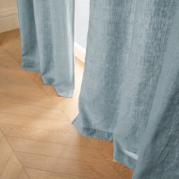 Private Lined Pre-Washed Linen Curtain with Eyelets - thumbnail 2
