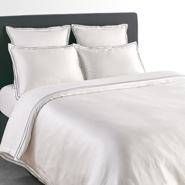 Tucci Organic Cotton Satin and Lyocell Duvet Cover - image 1