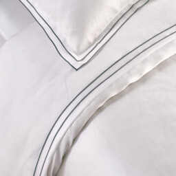 Tucci Organic Cotton Satin and Lyocell Duvet Cover - thumbnail 2