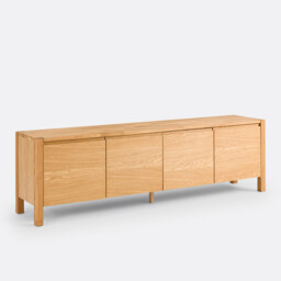 Adélita Oak and Veneered TV Unit