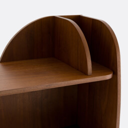 Gorman, Walnut Veneered Low Bookcase - thumbnail 4