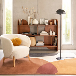 Gorman, Walnut Veneered Low Bookcase - thumbnail 2