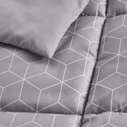 Decio Geometric Microfibre Bedspread - thumbnail 2