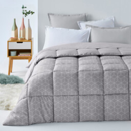 Decio Geometric Microfibre Bedspread - thumbnail 1
