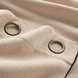 Figuera Chenille Effect Eyelet Curtain - thumbnail 3