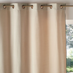 Figuera Chenille Effect Eyelet Curtain - thumbnail 2