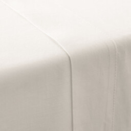 Scenario Plain Cotton Percale 200 Thread Count Flat Sheet - thumbnail 4