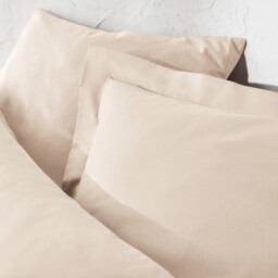 Scénario Plain 100% Cotton Zipped Duvet Cover - thumbnail 3