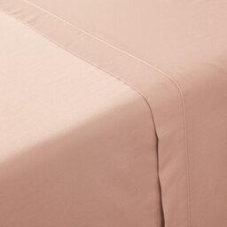 Opale Plain Cotton Satin 350 Thread Count Flat Sheet - thumbnail 4