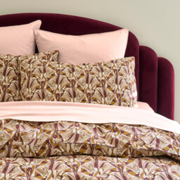 Opale Plain Cotton Satin 350 Thread Count Flat Sheet - thumbnail 2