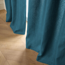 Private Curtain in Lined Washed Linen with Concealed Tabs - thumbnail 2