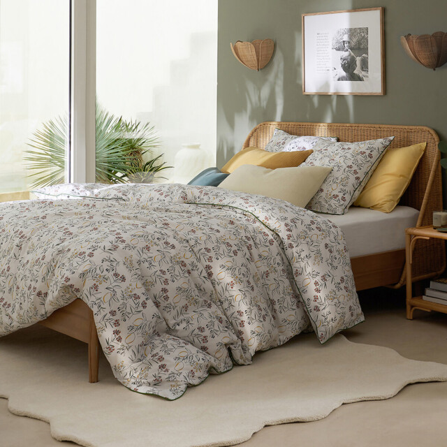 Rosalina Cotton Percale Duvet Cover - image 1