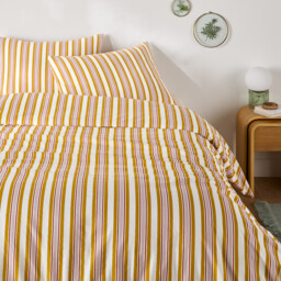 Dairis 30% Recycled Cotton Duvet Cover Set with Rectangular Pillowcase - thumbnail 1