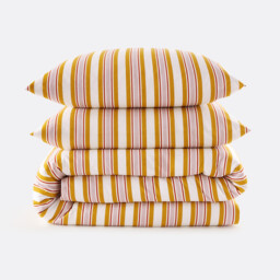 Dairis 30% Recycled Cotton Duvet Cover Set with Rectangular Pillowcase - thumbnail 3