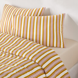 Dairis 30% Recycled Cotton Duvet Cover Set with Rectangular Pillowcase - thumbnail 2