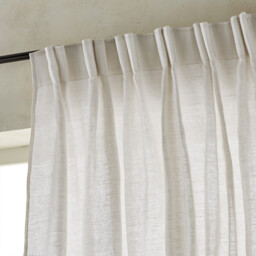Colin Linen Flemish Pleated Curtain - thumbnail 2