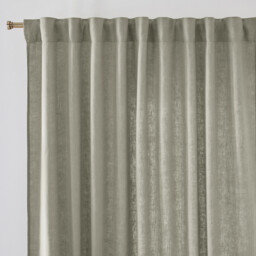 Elba Linen Light-Filtering Curtain with Pencil Pleat Or Wave - thumbnail 1