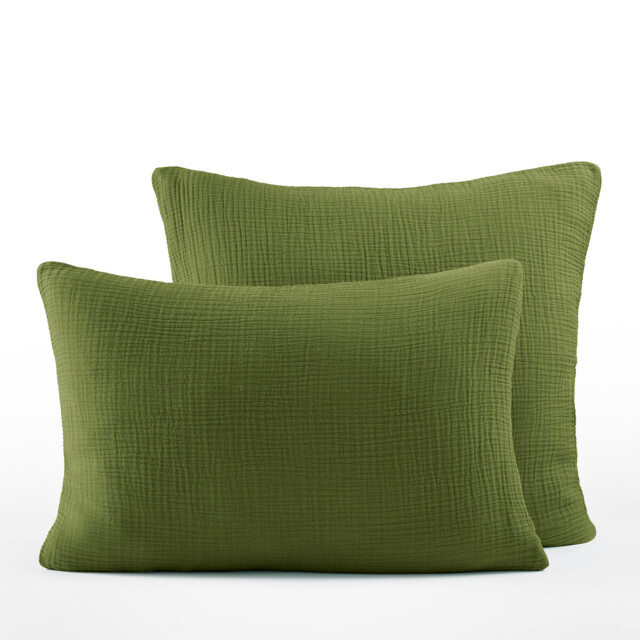Yafa 100% Organic Cotton Muslin 200 Thread Count Pillowcase - image 1
