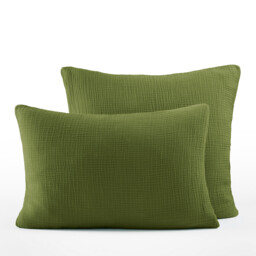 Yafa 100% Organic Cotton Muslin 200 Thread Count Pillowcase - thumbnail 1