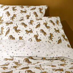 Tigris Tiger 30% Recycled Cotton Duvet Cover - thumbnail 1