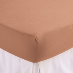 Kumco Plain Washed Cotton Fitted Sheet, 30cm Flap - thumbnail 3