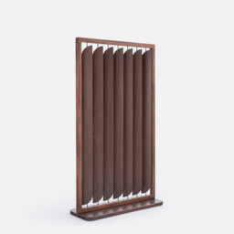 Acapulco Room Divider in Solid Walnut and Walnut Veneer - thumbnail 1