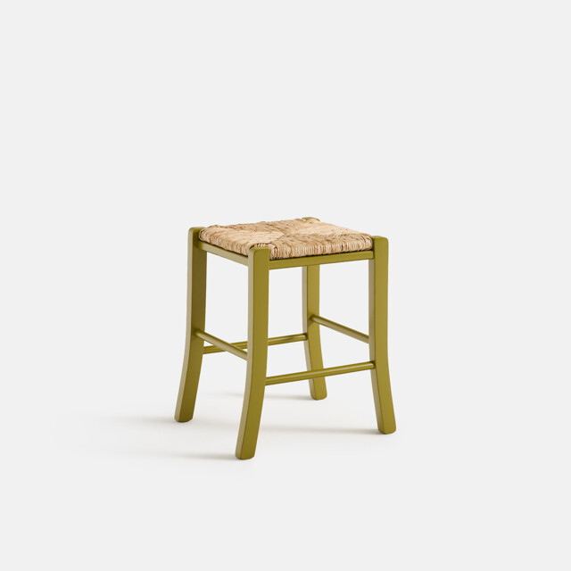 Perrine Solid Beech Farmhouse Stool - image 1