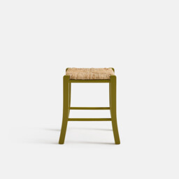Perrine Solid Beech Farmhouse Stool - thumbnail 3