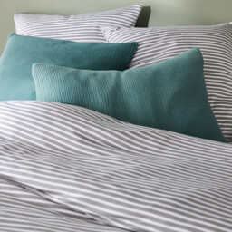 Dolsi Grey Cotton/Modal Jersey Duvet Cover - thumbnail 2
