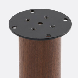 Set of 4 Table Legs, Veneered, Alzar - thumbnail 3