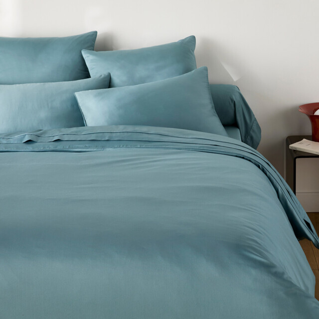 Opale Cotton Satin 350 Thread Count Duvet Cover - image 1
