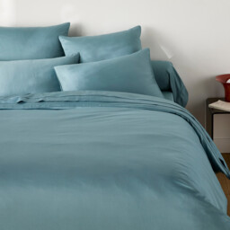 Opale Cotton Satin 350 Thread Count Duvet Cover - thumbnail 1