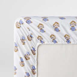 Dimani Washed Cotton Fitted Sheet with 30cm Flap - thumbnail 4